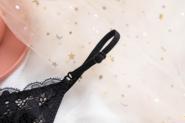 Intimo da donna Mutandine di pizzo sexy perizoma trasparente con cintura sottile per donna_voghion.com