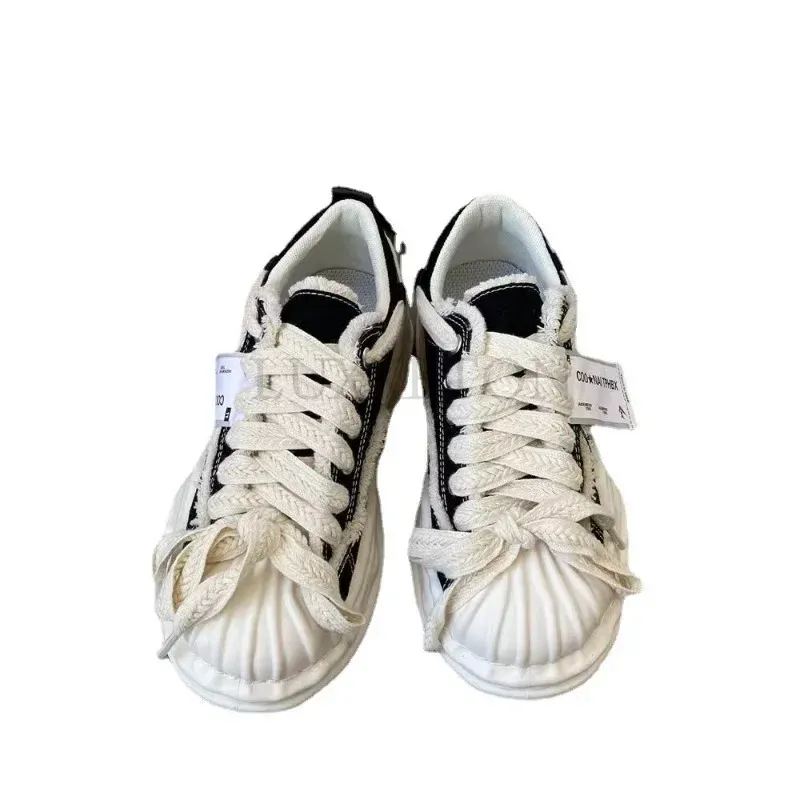 Canvas Dissoed Sole Fashionable Trendy Street Photography Niche Versatile Board Comfortable And Casual Shoes_voghion.com