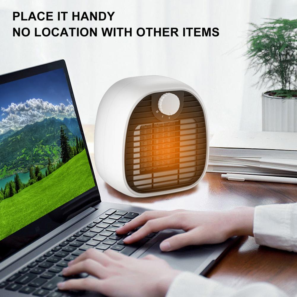 Mini Electric Air Heater Powerful Warm Blower Fast Heater Fan Desktop Energy Saving Heater for Home Student Dormitory Office_voghion.com