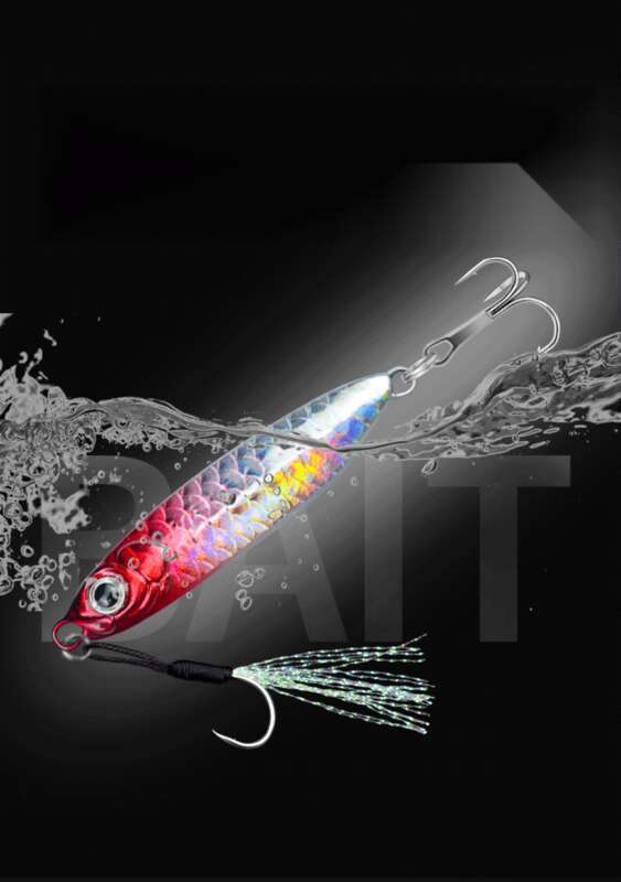 Fish Scale Pattern Small Iron Plate For Fishing_voghion.com