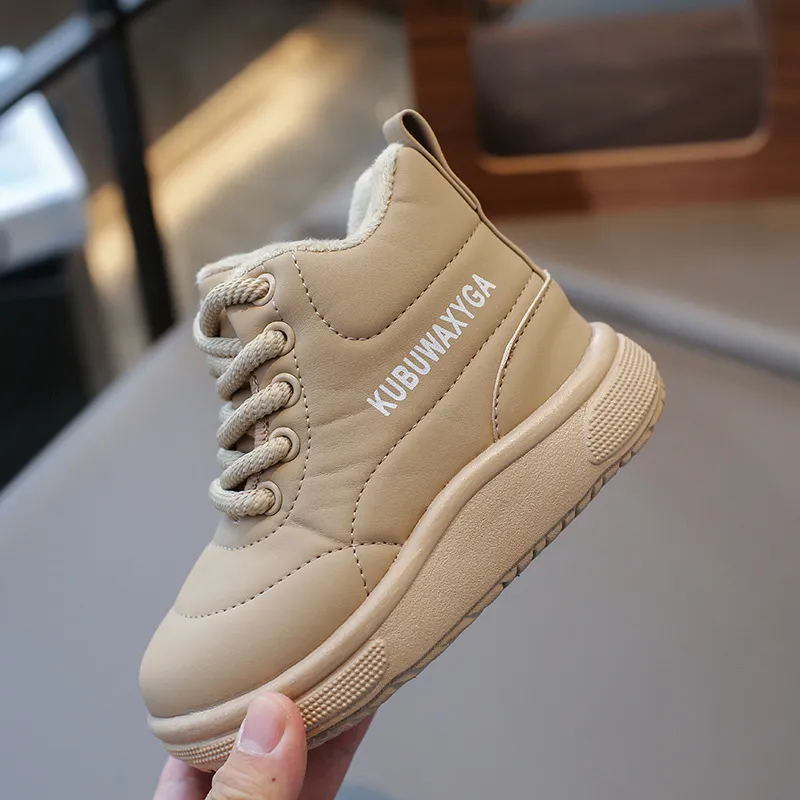 Fashion Children Snow Youth Warm Thick Bottom Girls Cotton Boots Toddler Winter Littlesprouts New Non-slip Boys Casual_voghion.com