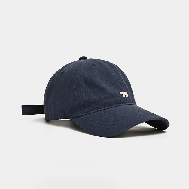 Hot Sale Long Brim Peaked For Women Man Cute Polar Bear Embroidery Adjustable Baseball Caps Unisex Casual Sports Hip Hop Hats_voghion.com