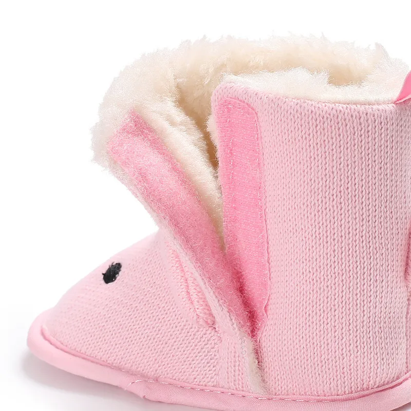 Infant Winter Baby Toddler Newborn Cute Cartoon Bear Shoes Cutefeet Girls Boys Little Kid First Walkers Snow Boots_desvips.com