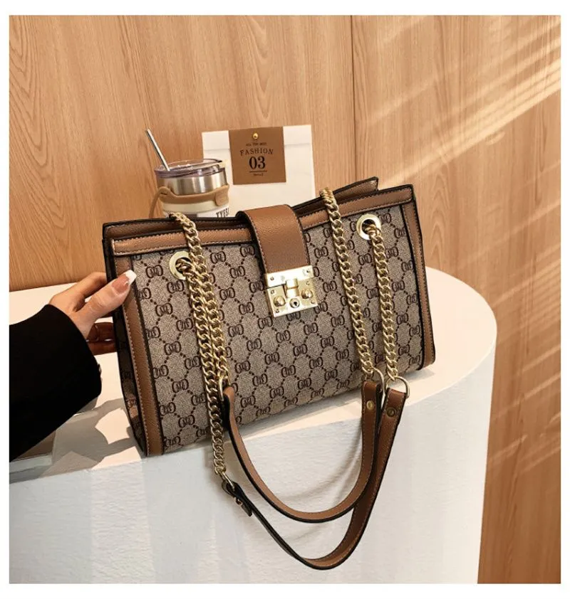 Designer Freies Verschiffen 2025 Neue Modische Tote Premium Textur Gedruckt Große Kapazität Einzelnen Schulter Unterarm Tasche Für_voghion.com