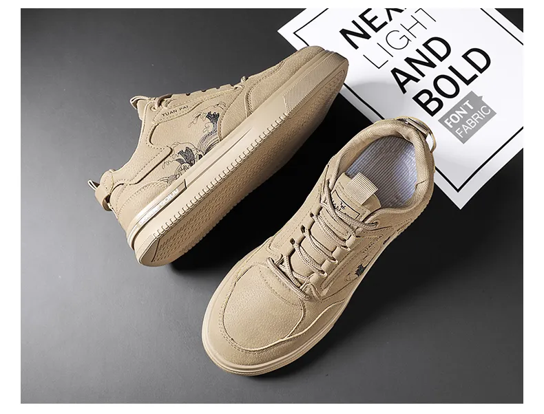 CYYTL Herrenschuhe Casual Sneakers Leder Plattform Modedesigner Sport Outdoor Laufen Arbeit Sicherheit Tennis Männliche Halbschuhe_voghion.com