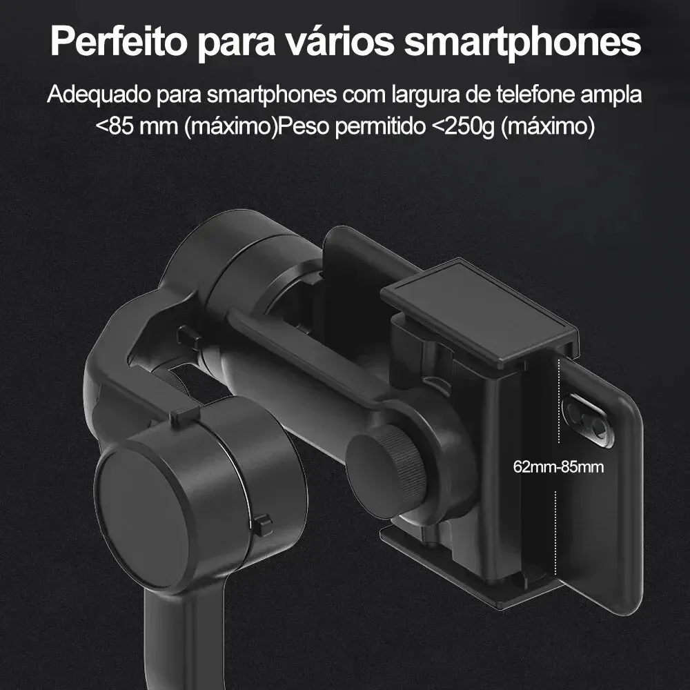 QAML F8 Handheld 3-axis Universal Joint Phone Holder Used As An Anti Vibration Video Recording Stabilizer For_voghion.com