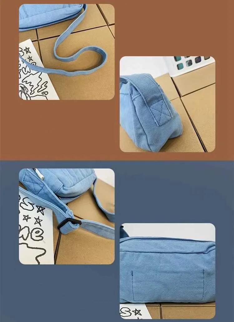 Weibliche 90er Jahre Y2K Canvas Textil Mini Square Umhängetasche für Telefon 2024 stilvolle kleine Größe Stoff Tasche Seite SG Beutel_voghion.com