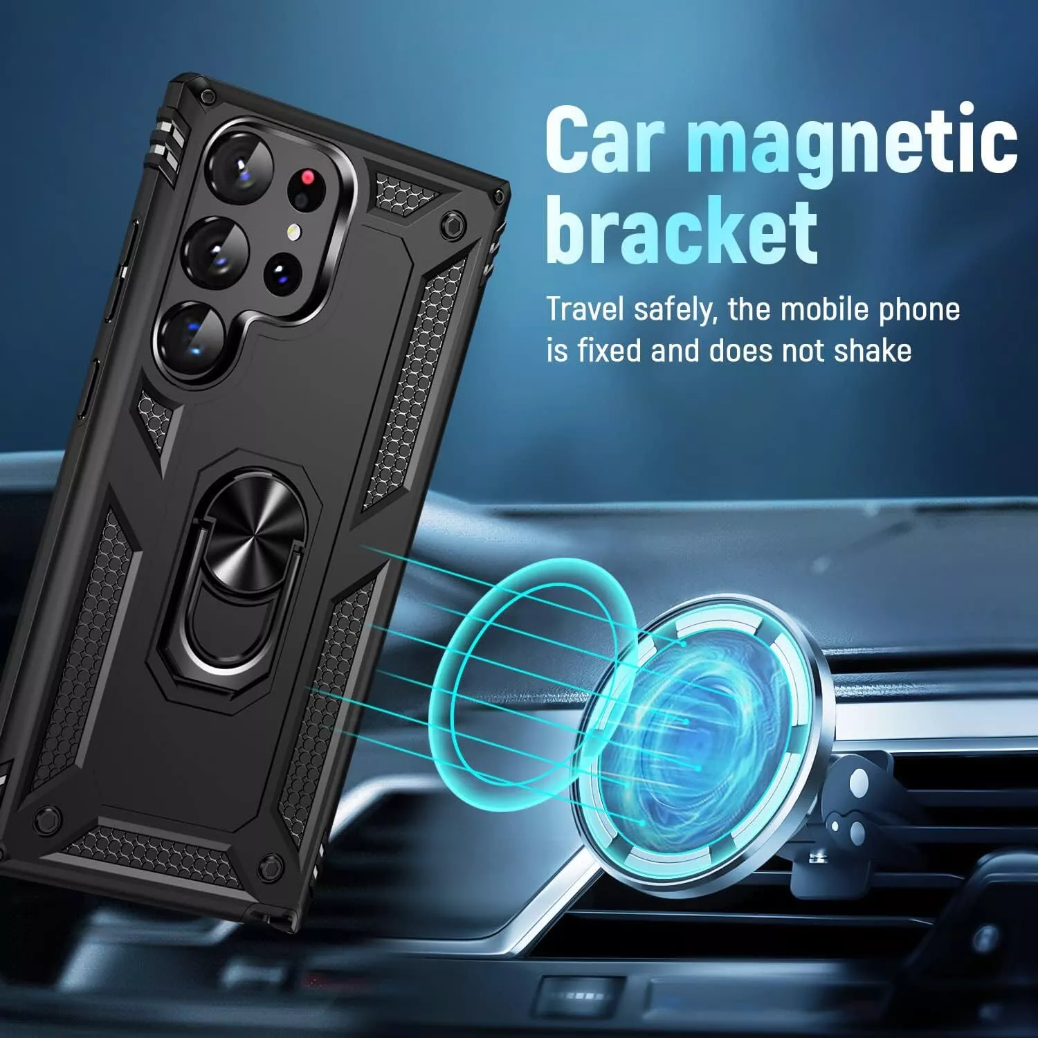 For Samsung Galaxy S25 Ultra S24 S23 S22 S21 FE Case Phone Cover + Screen Glass_voghion.com