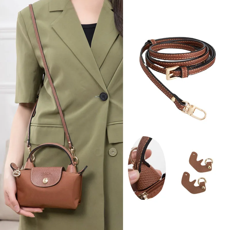 Bag Straps Set For Long champ Leather Accessories Diy Mini Transformation Punch Free Shoulder Crossbody Conversion