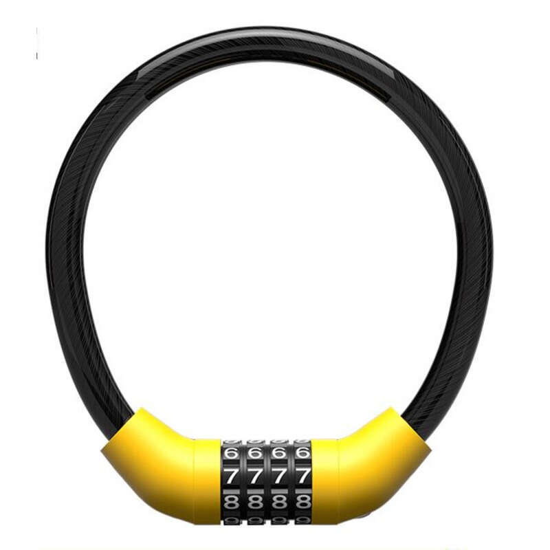 People's Bicycle Mountain Five Digit Password Anti Theft Lock Electric Bike Chain Steel Cable Thickened_voghion.com