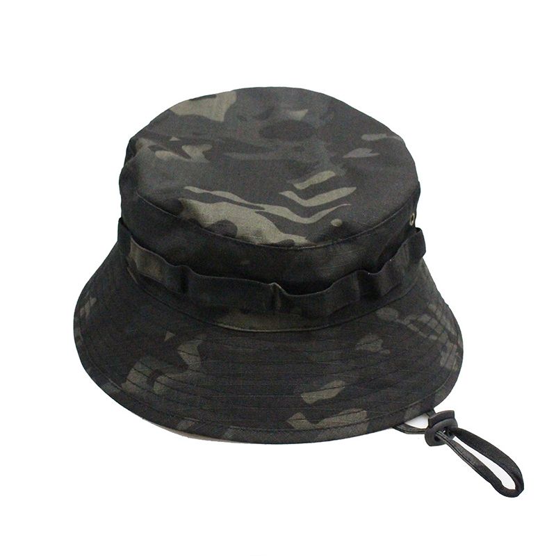 Ho Sale Panama Bucke Tacical Sunscreen Camouflage Oudoor Travel Climbing Fishing Caps Training Beach Men's Hiking_voghion.com