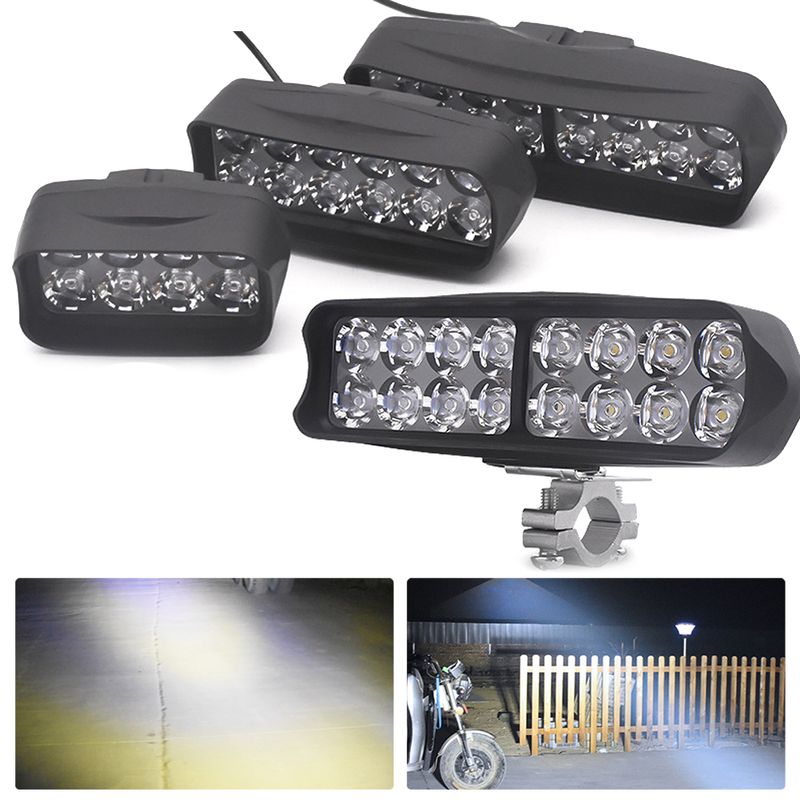 1 τεμ Ηλεκτρονικό ποδήλατο 12V-80V Μπροστινό φως μοτοσυκλέτα ηλεκτρικό ποδήλατο LED Προβολέας Super Bright Τρίκυκλο Φωτιστικό 8/12/16 Led Bicycle_voghion.com