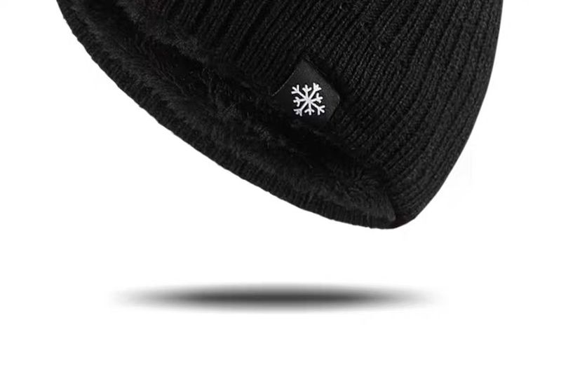 Unisex-Mütze mit Fleece-Innenfutter, dicke, warme Ohrenschützer, geschlossene Zehenpartie, gestrickte Herrenmütze, neue winddichte, kältebeständige Wollmütze_voghion.com