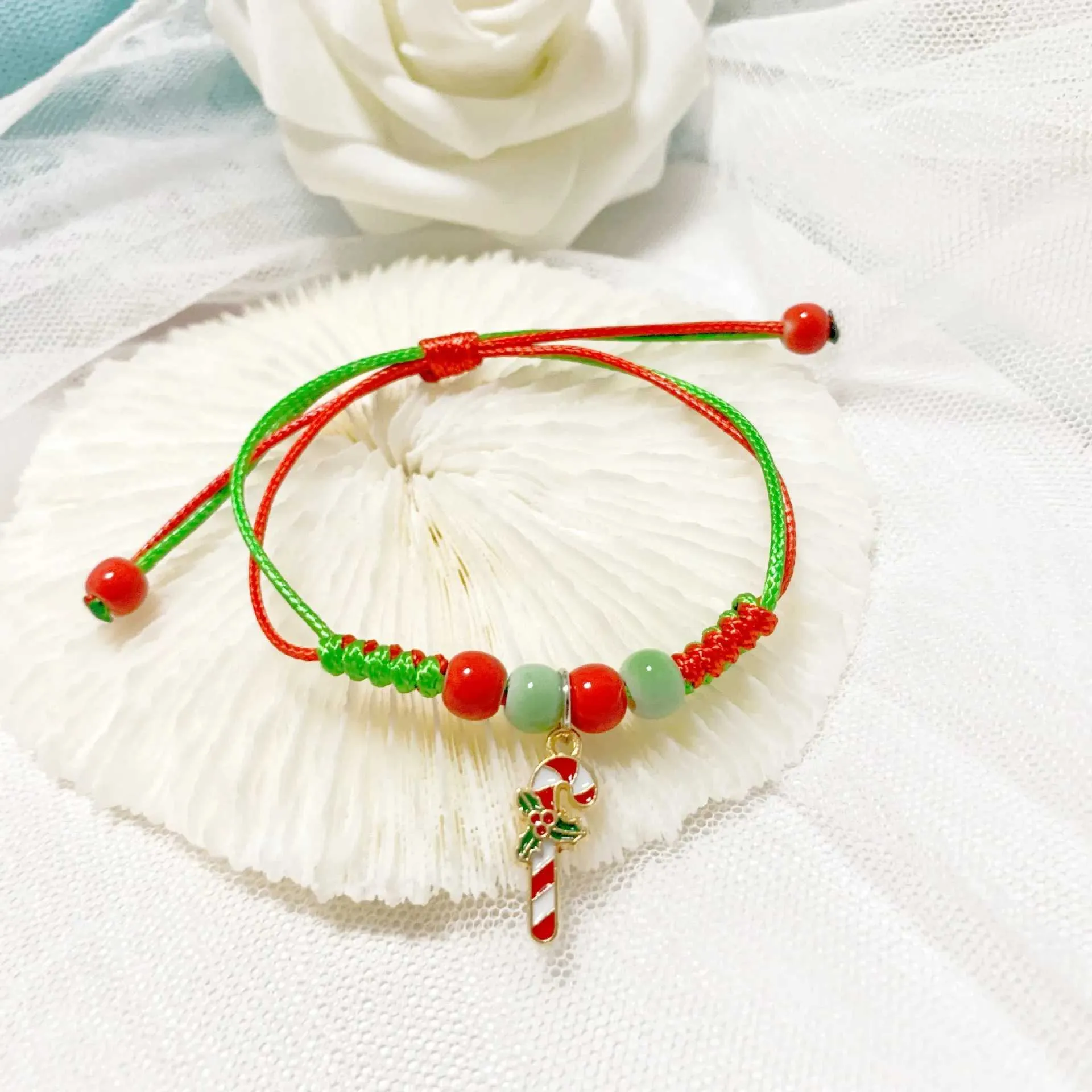 Weihnachts-armband Mit Perlen Für Damen Nikolaus Schmuckstück_voghion.com