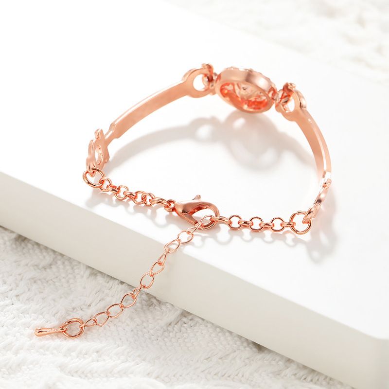 Bracelet tendance rond en pierre blanche pour femme, accessoire polyvalent, idéal pour un usage quotidien_voghion.com