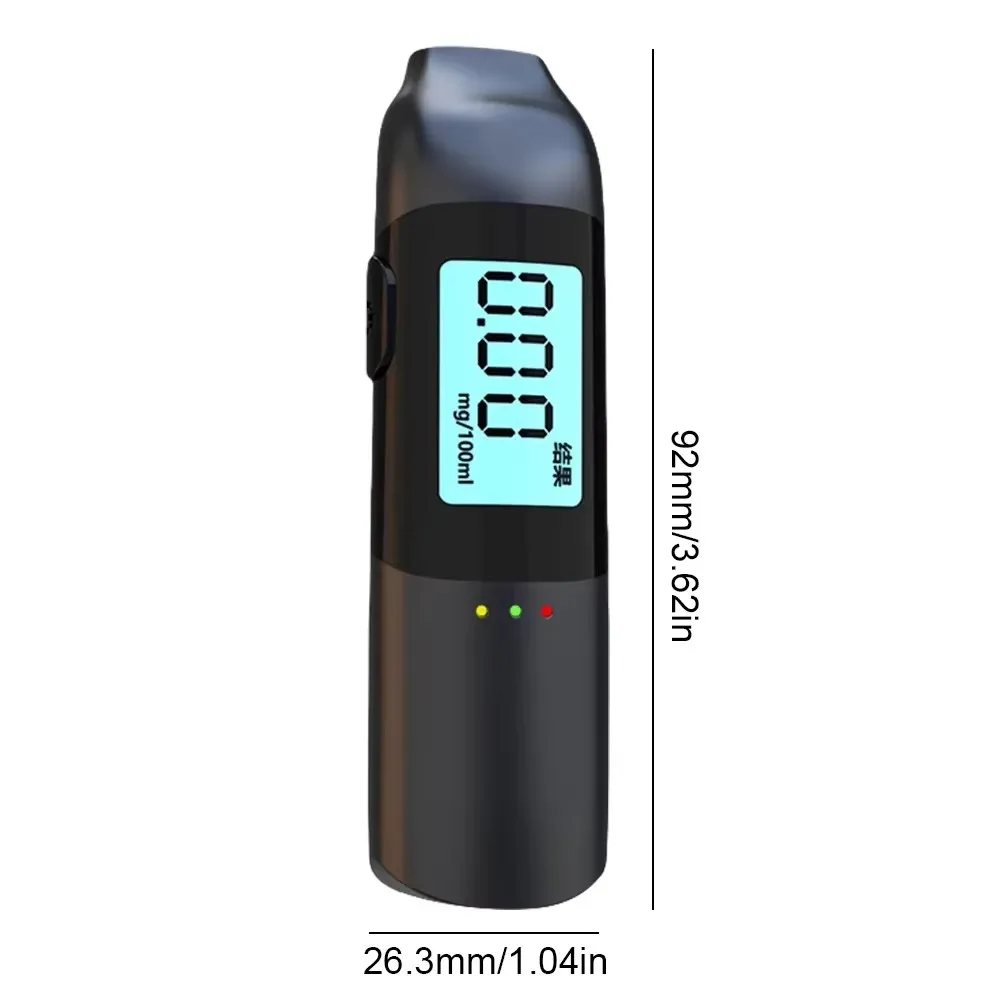 Digitaler Alkoholtester Mit Lcd Display Tragbares Atemmessgerät_voghion.com