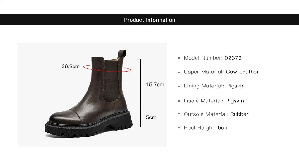 Ankle Platform Boots Women Denim Leather Round Toe Thick Soled_voghion.com