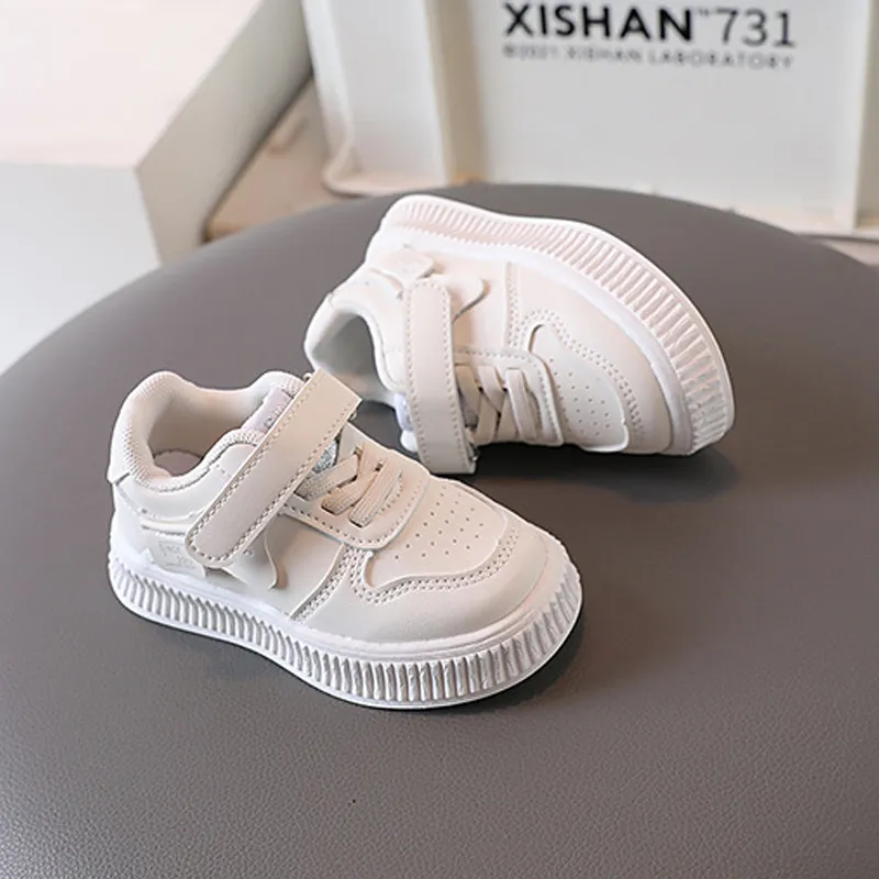 Zapatos para niños pequeños, color marrón, negro y blanco, caña baja, para niñas, zapatillas deportivas para niños, zapatillas informales para estudiantes, 1 -_voghion.com