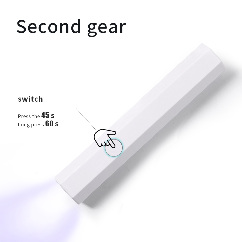 Bærbar salon Hurtigtørrende USB-negletørremaskine Hjemmefototerapiværktøj Professionel UV LED-neglelampe Mini lommelygtepen_voghion.com