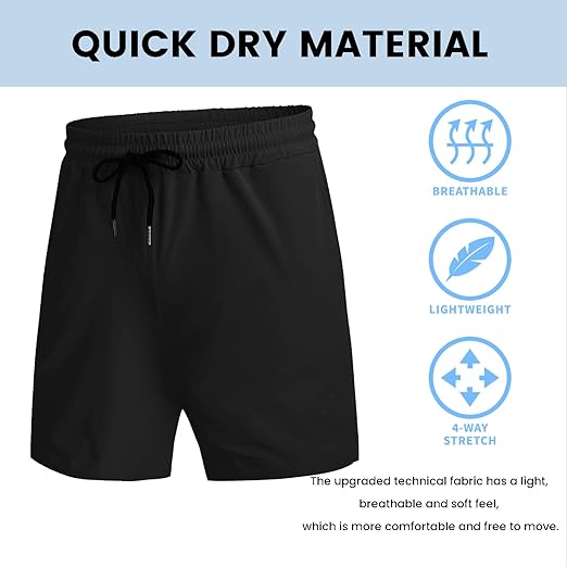 Muscle Fitness Shorts, Men's Mesh Quick Drying Quarter Pants, Summer Running Training Breathable Pants_voghion.com