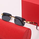 Lunettes de soleil de marque de luxe pour homme, style GAFAS, monture en polycarbonate, monture en corne de buffle, monture extérieure tendance._voghion.com
