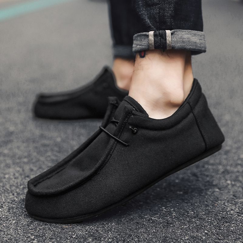 MAEDEF Man's Sneakers Canvas Flats Male Summer Casual for Men High Quality Loafers 2024 Walking Driving Mens Shoes_voghion.com
