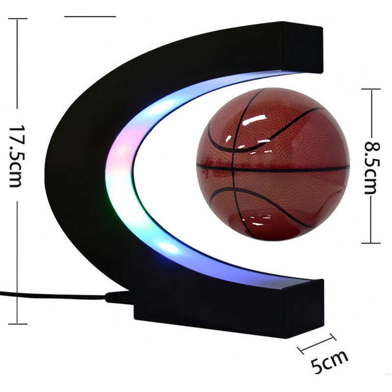 Magnetic Boys' Birthday Event Gifts, Creative Magnetic Levitation Basketball Ornaments For Study Rooms_voghion.com