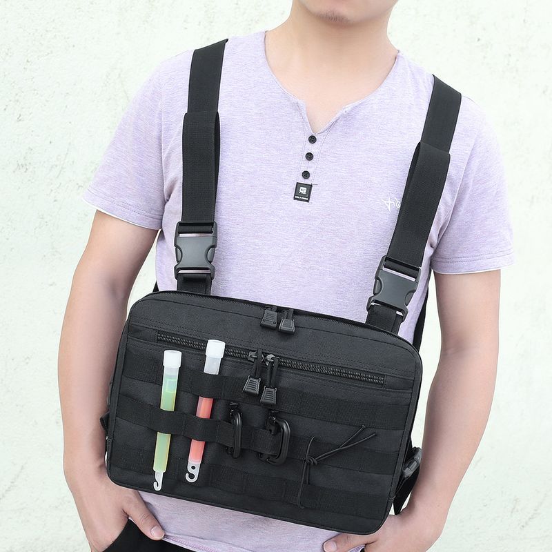 Neue multifunktionale taktische Brusttasche Herren zum Aufhängen, Umhängetasche, Einkaufstasche, trendige Umhängetasche_voghion.com