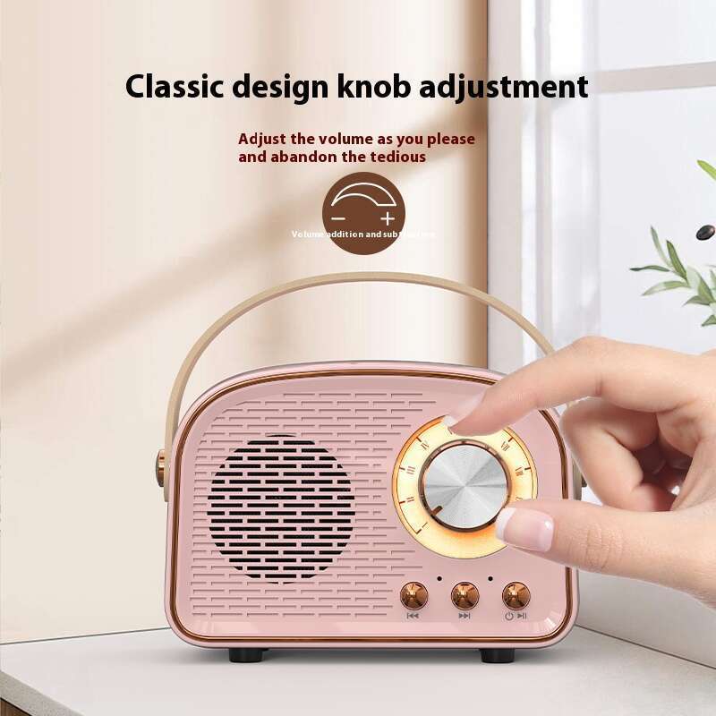 Subwoofer, Mini-Lautsprecher, Kabellose hohe Klangqualität, Übergewicht High-End, tragbar für Zuhause und draußen_voghion.com