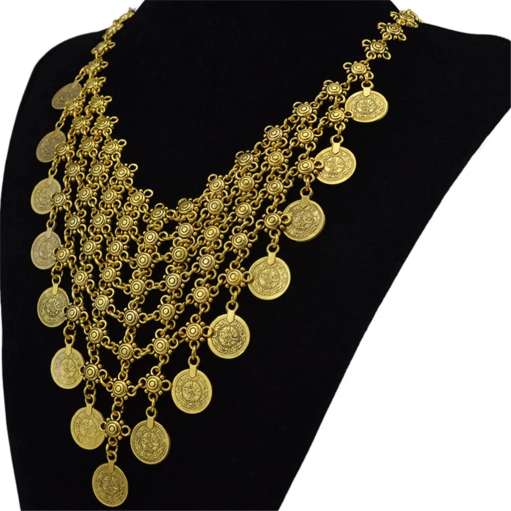 Collane con ciondolo Collana con nappa da donna Stile bohémien Gioiello pendente al collo Choker_voghion.com