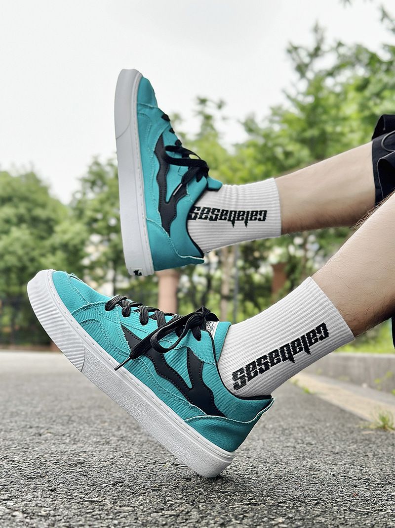 Neue Student Casual Canvas Herrenmode Board Schuhe_voghion.com