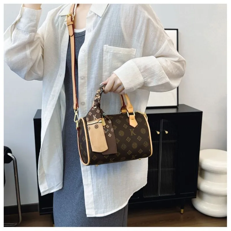 Designer Free Shipping 2025 New Fashionable Temperament Boston High-end Printed Shoulder Crossbody Bag For Womens_voghion.com