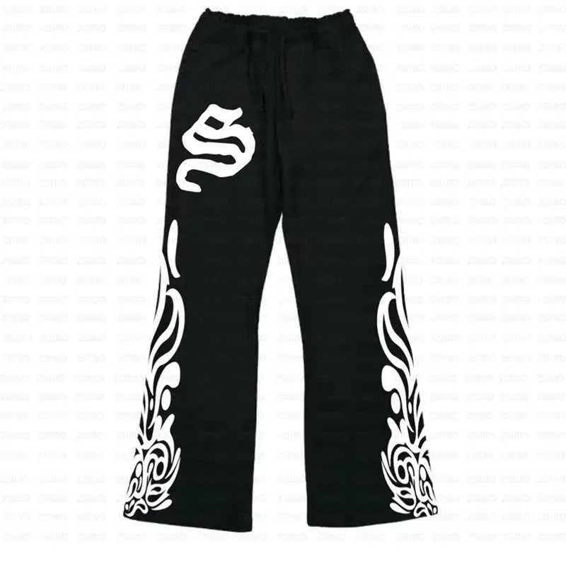 Kadın Y2k Amerikan Renkli Moda Geniş Paça Pantolon Eşofman Altı Kpop Baskılı Pantolon Erkek Retro Rahat Büyük Boy_voghion.com