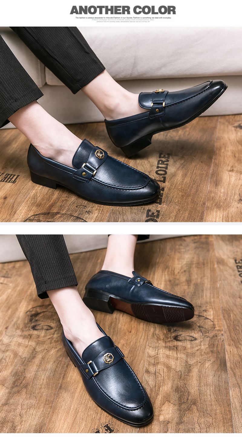 Velike poslovne elegantne muške kožne cipele, novi proljetni modni set, mokasine, cipele za opuštanje_voghion.com
