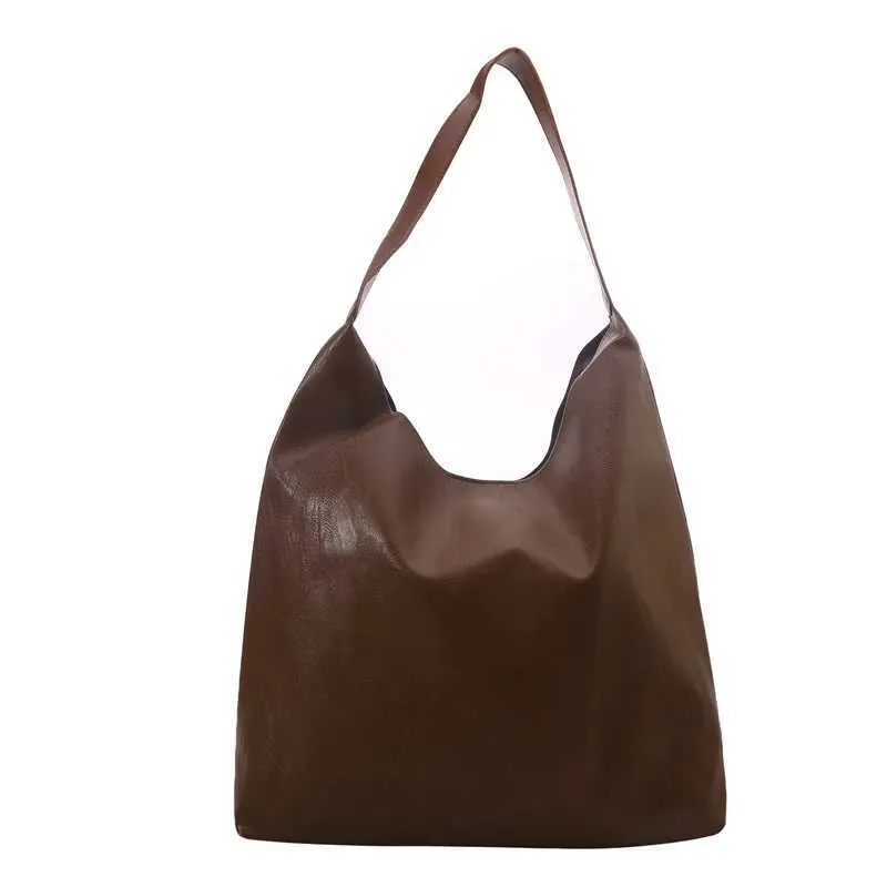 Design classico, alla moda, senso coreano e grande capacità, morbida pelle, tracolla da pendolare sotto le ascelle per ufficio_voghion.com