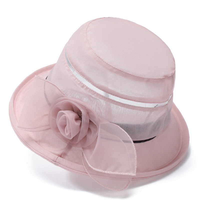 2024 Summer New Fashionable and Stylish Style Foldable Curled Sun Hat Sunshade Hat Bowl Hat Thin Breathable Hat for Women_voghion.com