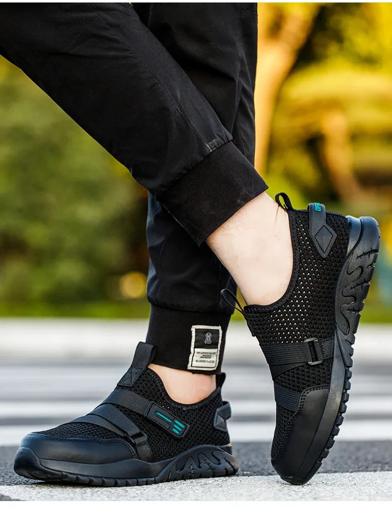 Chaussures de sécurité électriques d'été respirantes et résistantes aux perforations, embout en plastique isolé 6 kV 241205_voghion.com