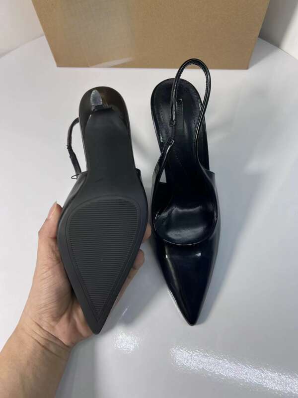 2024 Summer New Pointed Toe High Heel Sandals,Mule Shoes,Business Shoes_vogvips.com