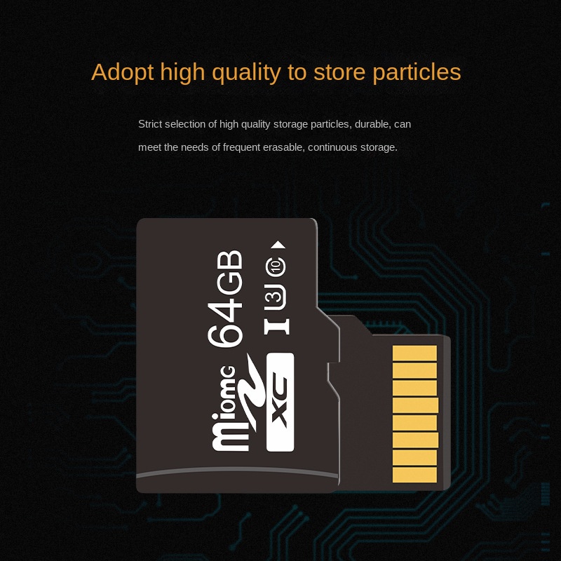 Multi-System Compatible for Action Cameras and HD Video Cameras - High-Speed Memory Card 32GB/64GB/128GB/256GB