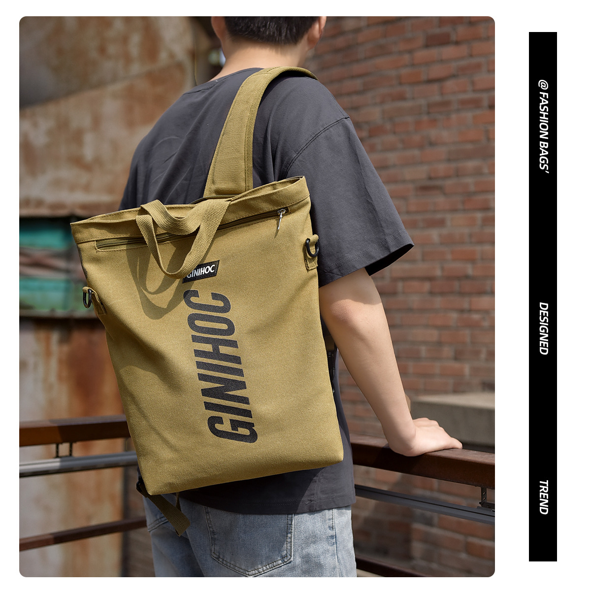 Men’s Bags Men’s Backpack Commuter Bag Large Capacity Multi Function Multi Function Bag Outdoor Shoulder Messenger Painting Bag