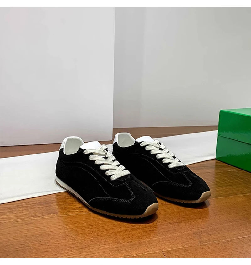 Modische Damen Schnürsneaker, Sportliche Freizeitschuhe Flach_voghion.com