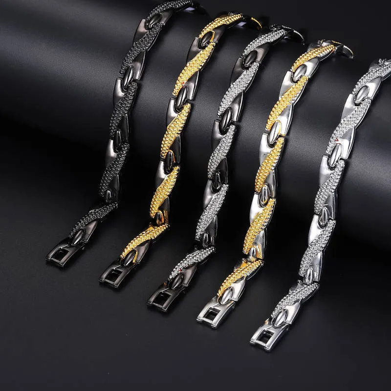 k, Ketting Trendy 4 Kleuren Gewichtsverlies Energie Magneten Sieraden Afslankarmbanden Gedraaide Magnetische Therapie_voghion.com