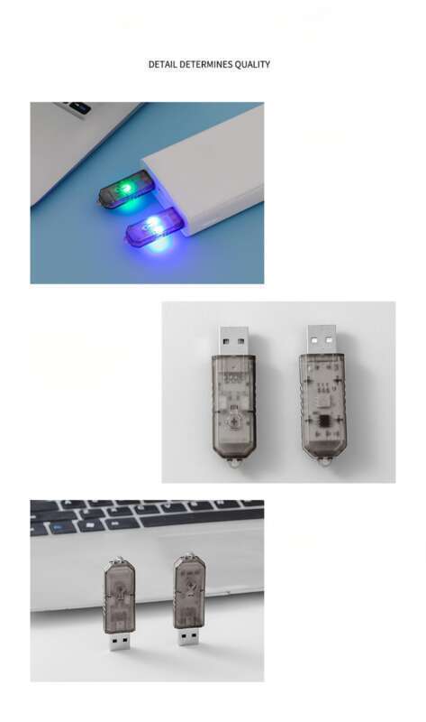 Lumină ambientală USB pentru mașină, consumabile auto, mini decorațiune portabilă colorată, iluminare LED pentru casă și dormitor, lumină de noapte_voghion.com