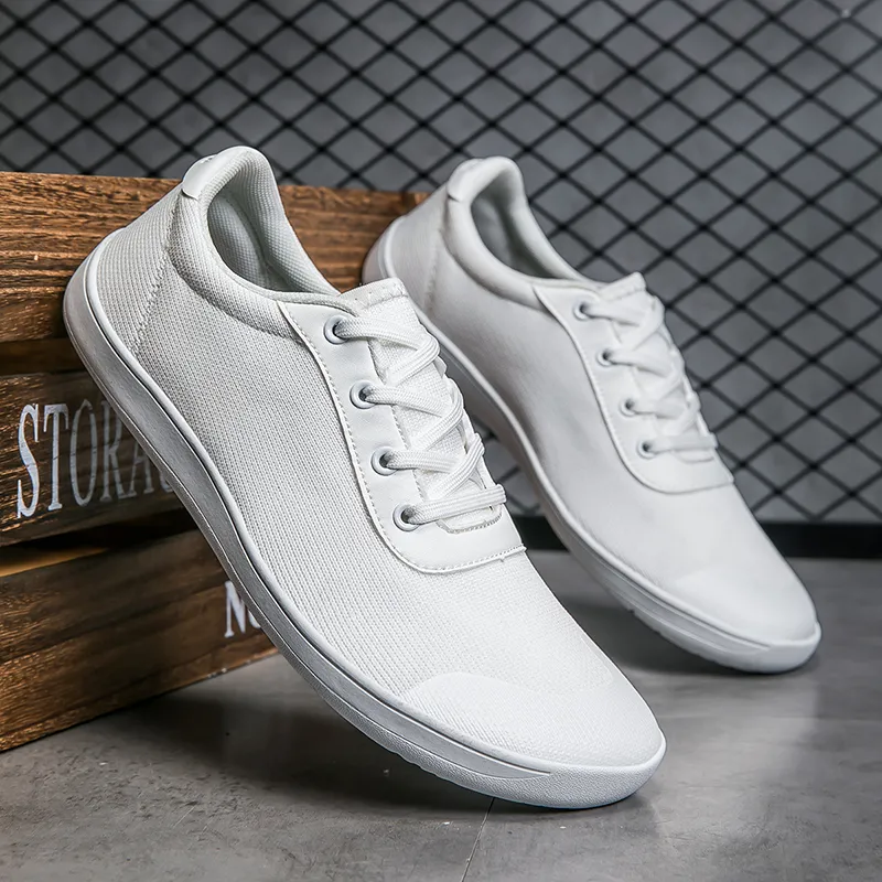 Sneakers for Men New Wide Barefoot Sneaker 2024 Flats Soft Zero Drop Sole Wider Toe Light Weight Fashion Shoes Plus Size_voghion.com