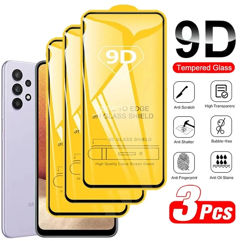 Gehärtete Glas Écran Protector Fir Samsung A14 A34 A54 A53 A52 A52S 5G A13 A12 A33 A32 A51 A50S A71 A72 A70 A31 A30S 10_voghion.com