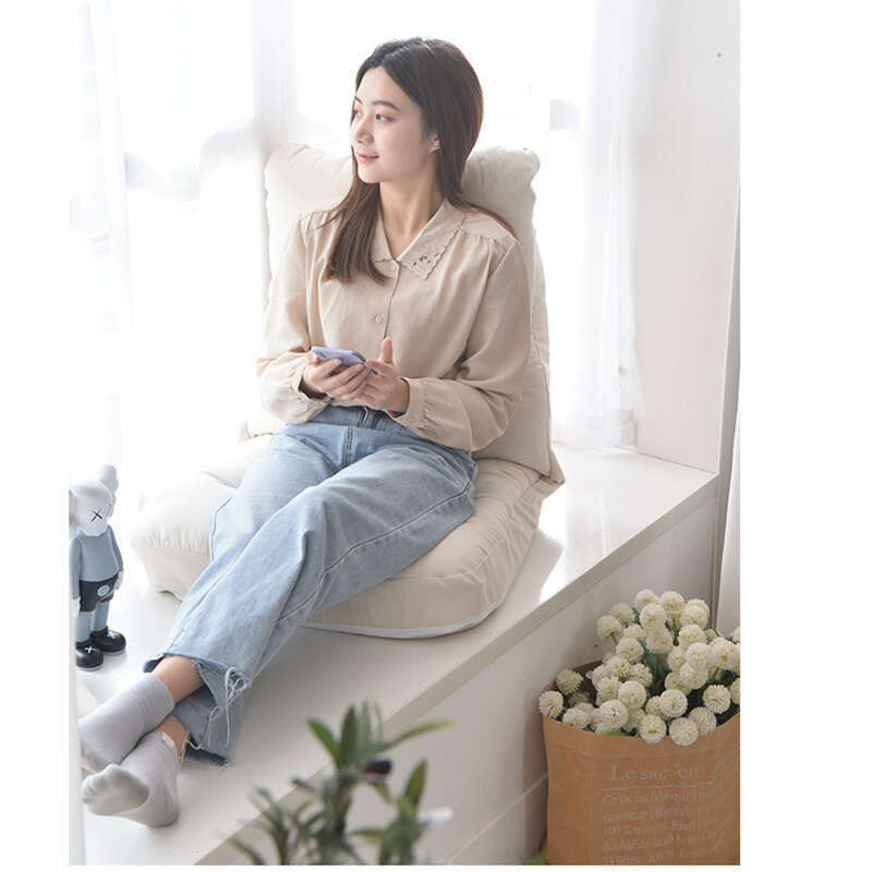 Dormitory Student Bed Backrest Netflix Folding Small Lazy Sofa Tatami Bedroom Windowsill Chair_voghion.com