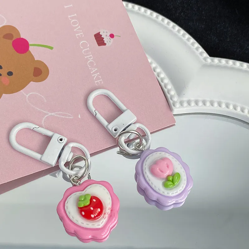 Portachiavi a forma di coniglio con simpatico cartone animato, adorabile e dolce, portachiavi in resina per ragazze, ciondolo per borsa da scuola, custodia per cuffie_voghion.com