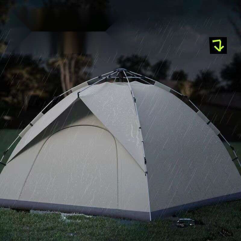 【 Samling af 5033 】 Foldbart bærbart fuldt automatisk hurtigtåbnende telt 3-4 personer selvkørende tur udendørs camping_voghion.com