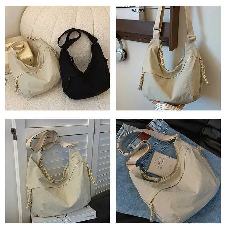 Version coréenne à la mode et minimaliste dumpg populaire cette année, nouveau sac à bandoulière de haute qualité, fourre-tout de grande capacité_voghion.com