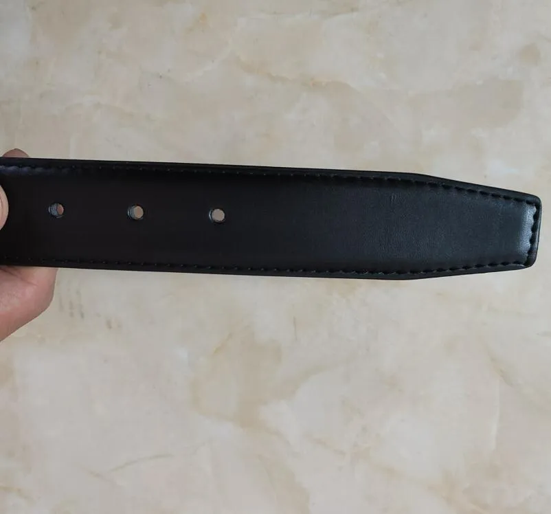 Smooth ather designer belts for Gold Sier Black alphanumeric buck ma chastity top fashion mens accessories_voghion.com
